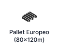 Pallet Europeo (80x120m)